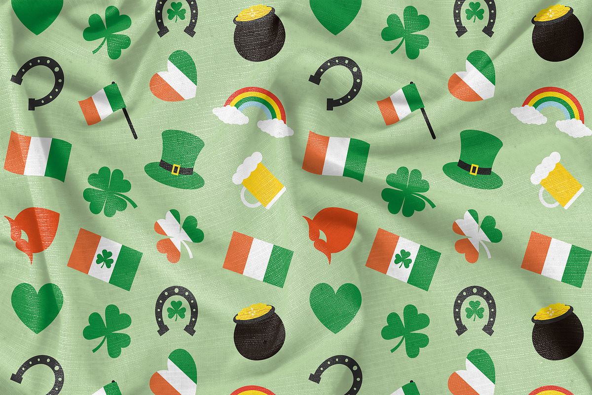 St Patrick's day patterns set, a Pattern Graphic by Swetsol (Photo 3 of 6)