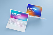 Macbook Pro Clay Mockup set, a Device Mockup by Deeplab (Thumbnail 10 of 19)