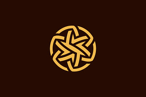 ornamental letter S medal logo, a Branding & Logo Template by Rasagama Studio