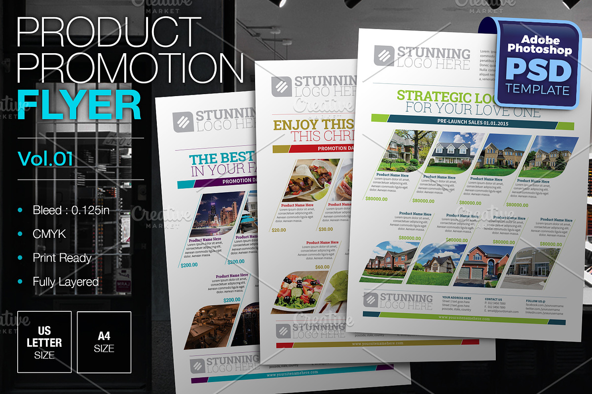 Product Promotion Flyer Bundle, a Flyer Template by KitCreativeStudio2 (Photo 2 of 5)