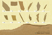 Kraft Paper Set, a Background Graphic by Suna Kosem (Thumbnail 8 of 19)