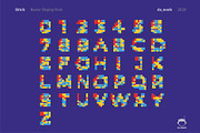 Brick - Raster display font, a Font by Da_Noob Design co. (Thumbnail 2 of 2)