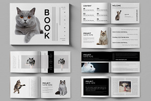Minimalist Book Design Landscape, a Brochure Template by ContestDesign