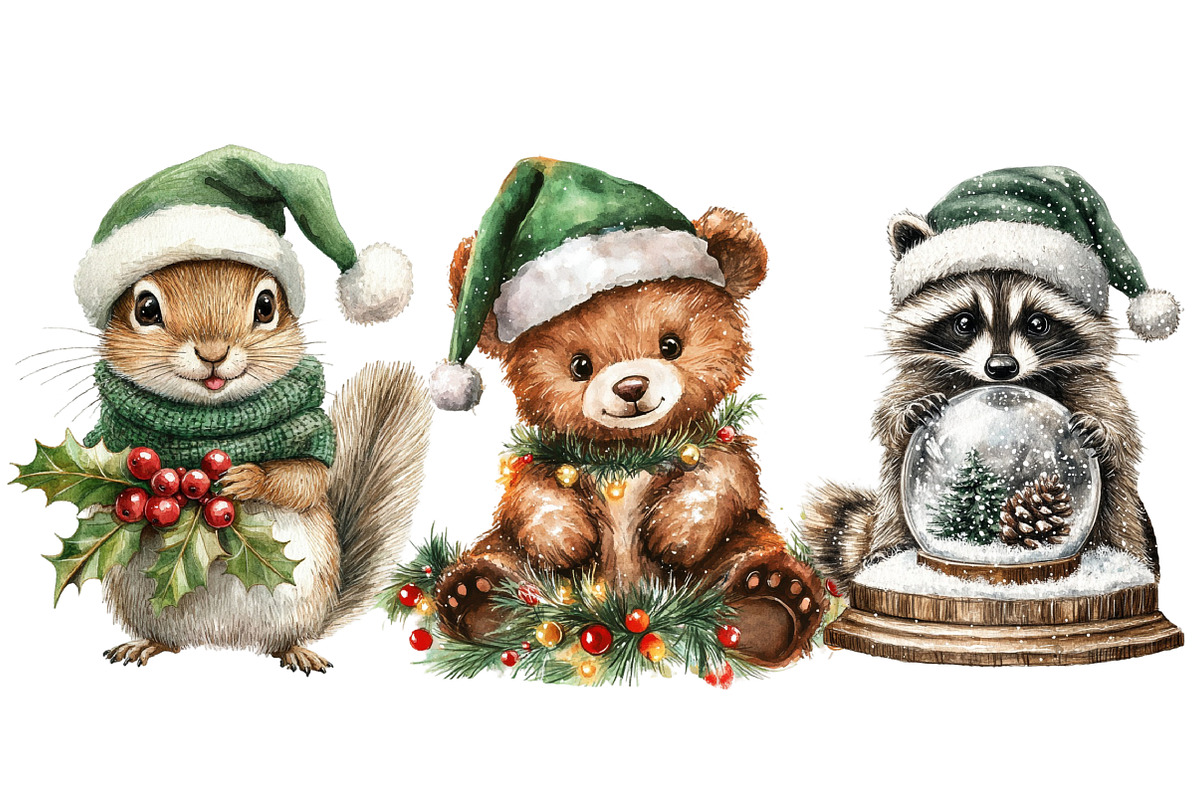 Winter Woodland Clipart, an Illustration by Designworld (Photo 4 of 5)