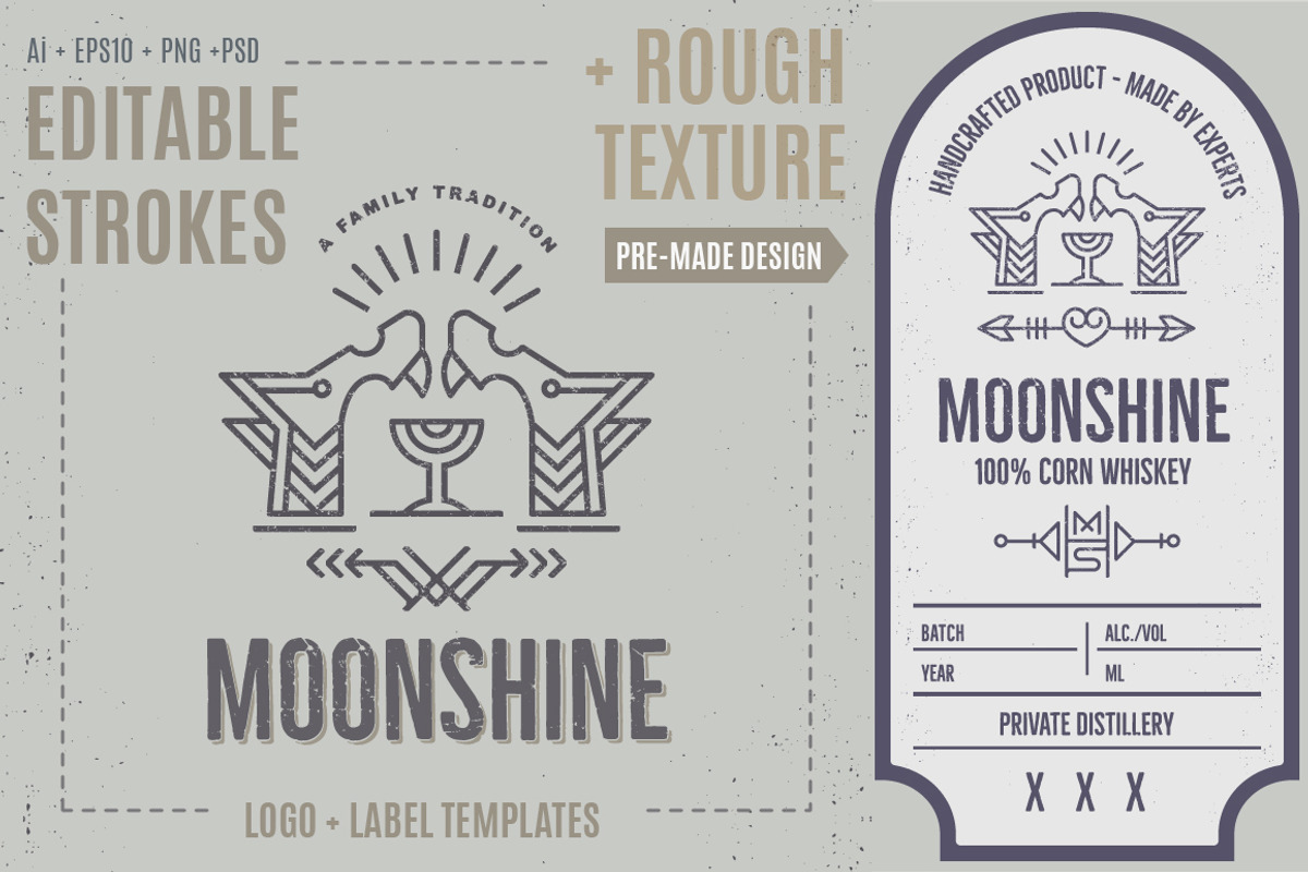 Wolf Logo/Label Template, a Branding & Logo Template by Lumitar (Photo 1 of 3)