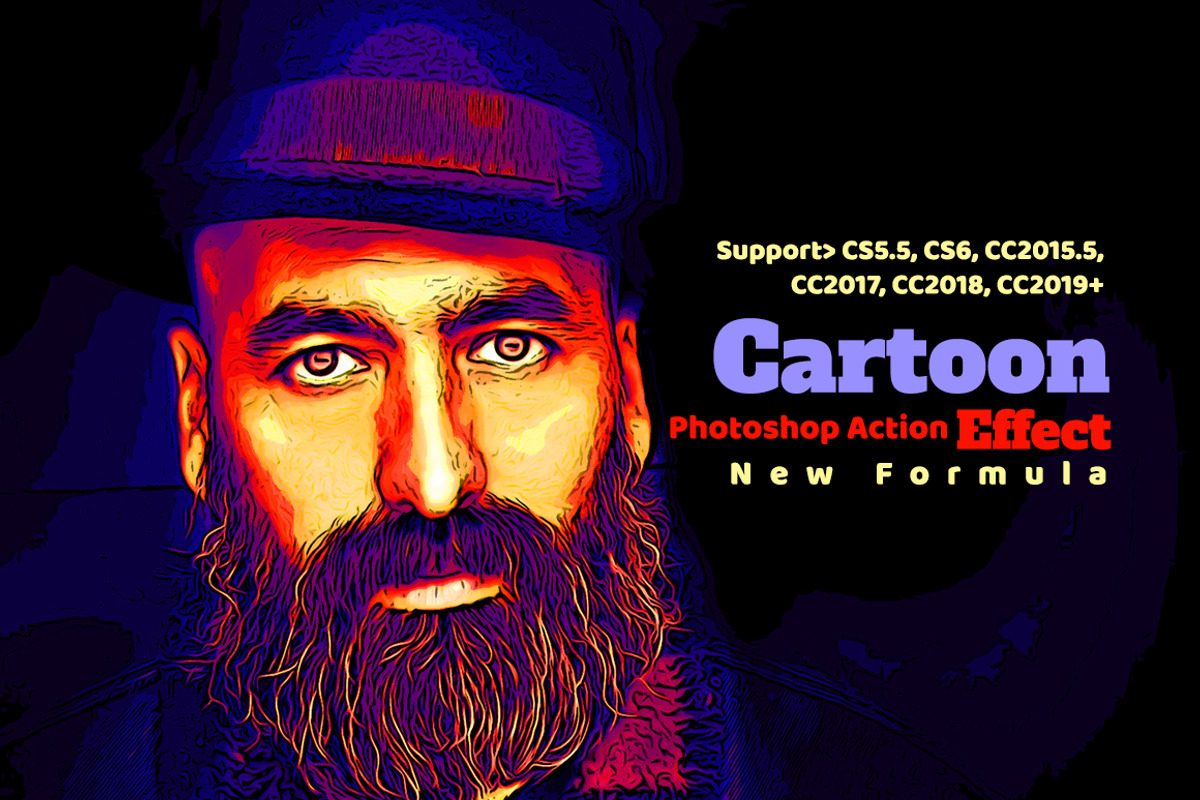 Cartoon Effect Photoshop Action, an Action Add-On by MRI STUDIO (Photo 12 of 12)