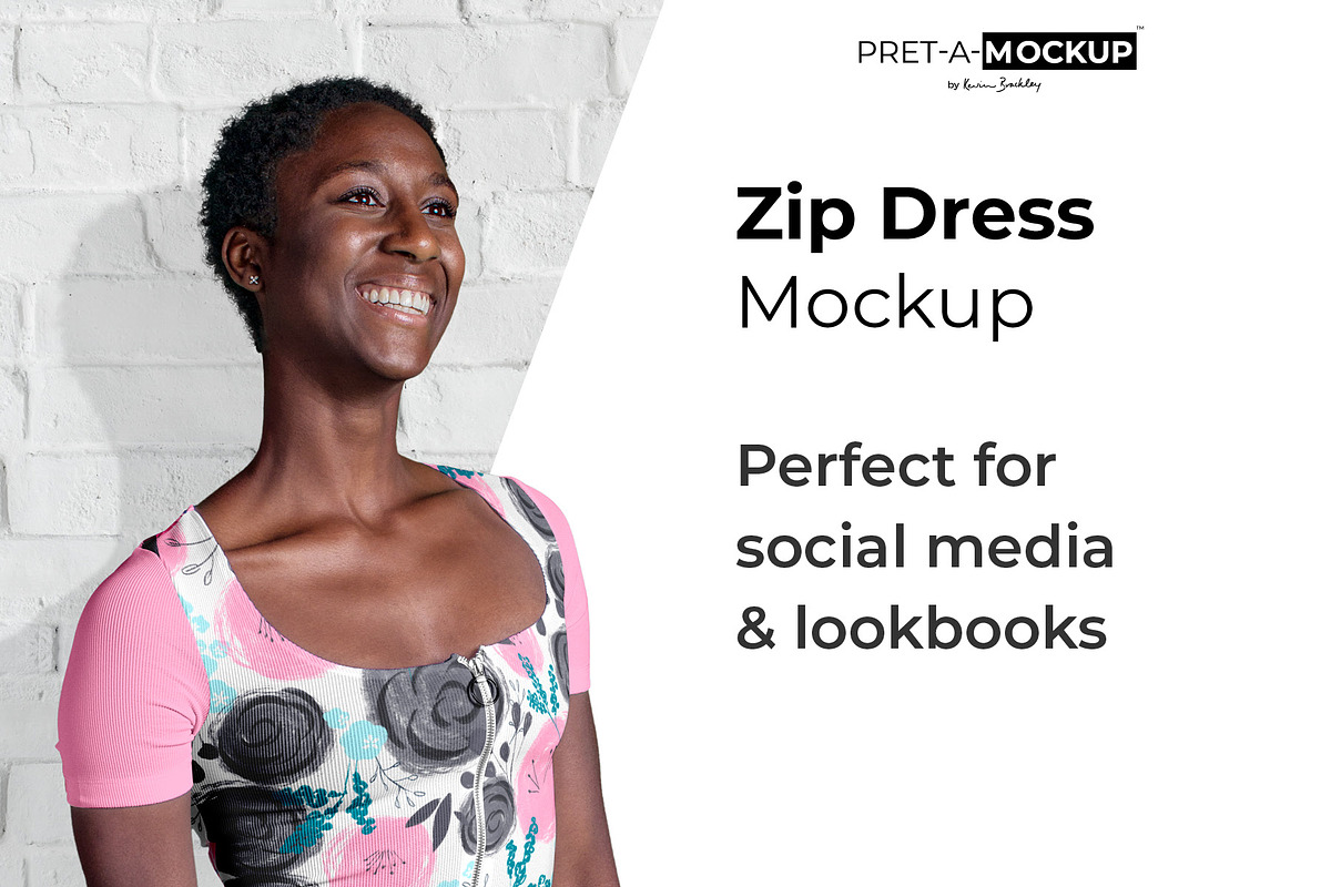 Zip Dress Mockup, a Books & Magazine Mockup by Pret-a-Mockup (Photo 1 of 7)