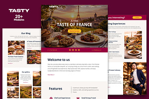 Tasty Email Template + Builder