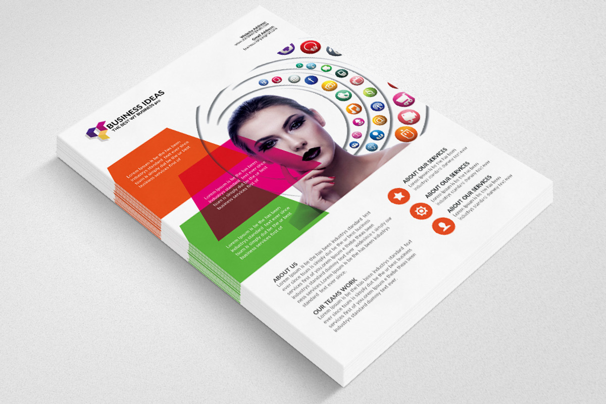 High Tech Manufacturing Flyers, a Flyer Template by Design Up