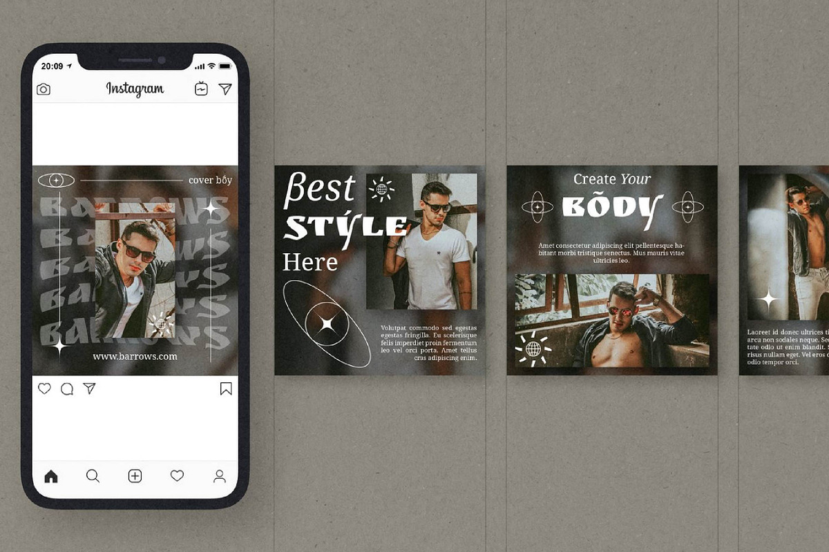 Instagram Template, a Templates & Theme by fashionaddict (Photo 6 of 9)