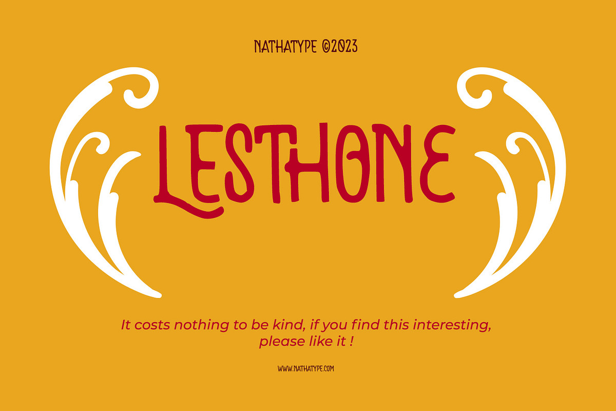 Lesthone, a Handwritten Font by Nathatype (Photo 15 of 15)