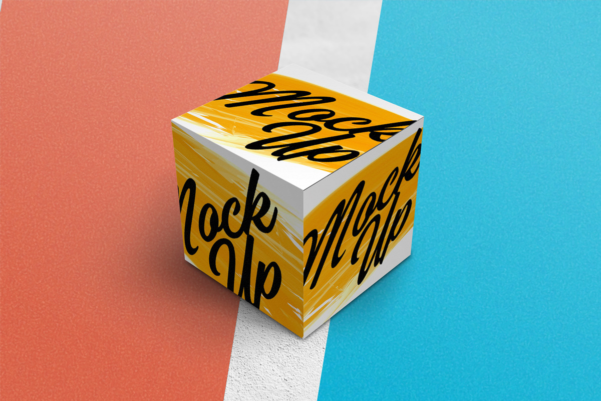 Square Box Package, a Cups & Container Mockup by shaman (Photo 5 of 7)