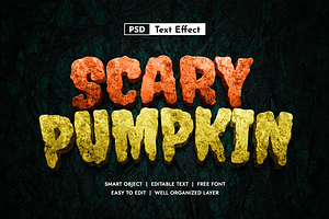 Set Of Horror Text Effect Vol 1