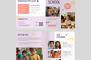 School Admission Bifold Brochure, a Brochure Template by Annora Studio (Thumbnail 6 of 6)