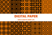 Halloween Seamless Pattern, a Pattern Graphic by tchastudio (Thumbnail 1 of 5)