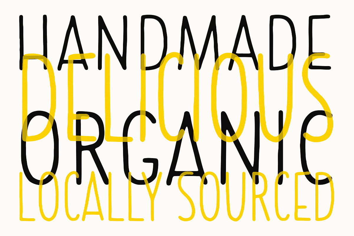 Jovial Sans Pro - Handwritten Fonts, a Sans Serif Font by Tom Chalky (Photo 7 of 7)
