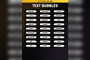 Text Bubbles Twitch & Kick Panels, an Object Graphic by Gear Store (Thumbnail 2 of 5)