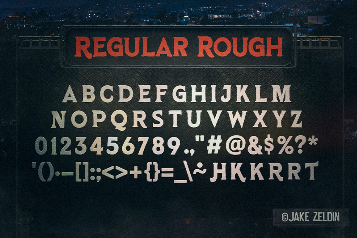 Roosevelt - Vintage 4 Font Family, a Script Font by Zelly Design Co. (Photo 4 of 6)