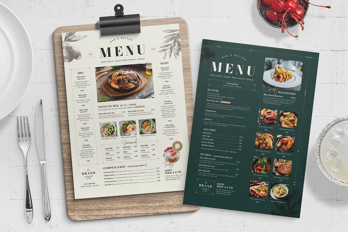 Menu Template, a Flyer Template by BrandPacks (Photo 2 of 2)