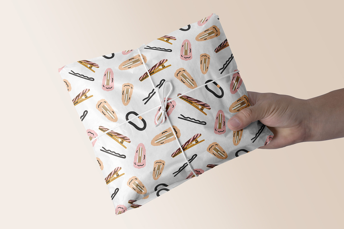 Hair accessories, seamless pattern, a Pattern Graphic by Good Studio (Photo 10 of 10)