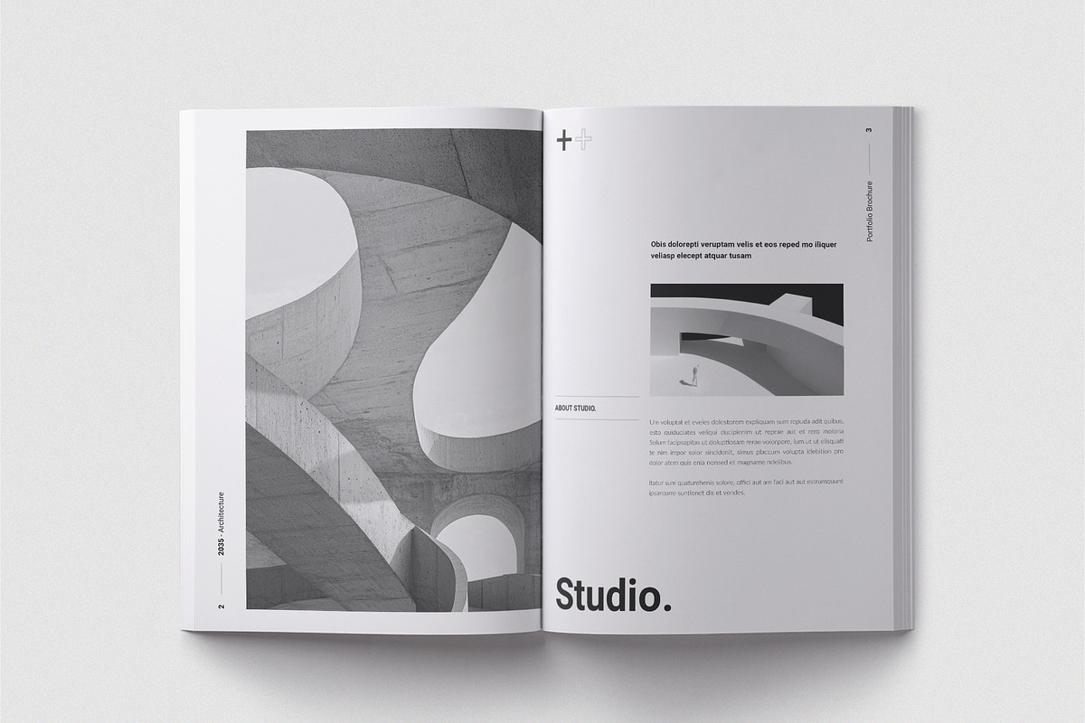 Architecture Portfolio Template, a Brochure Template by TemplateFolio-Shop (Photo 4 of 15)