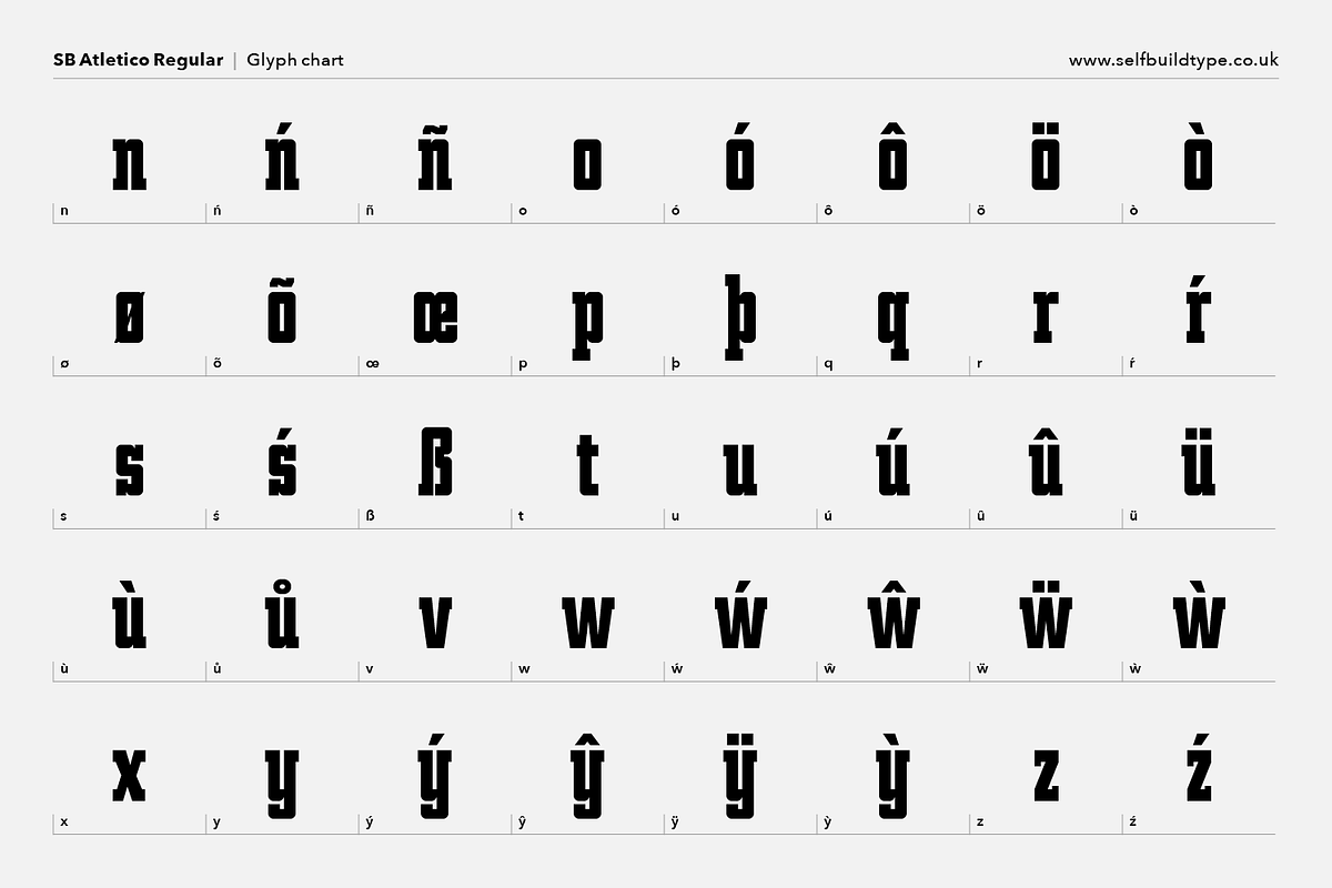 Atletico slab serif (3 fonts), a Slab Serif Font by SelfBuild Type (Photo 14 of 16)