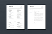 Minimalist Resume Vol.03 - Canva, a Resume Template by Atakana (Thumbnail 2 of 2)