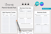 Canva Business Planner Bundle Pack, a Stationery Template by Design Zone (Thumbnail 1 of 8)