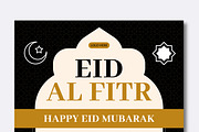 Eid Al Fitr Social Media Post Design, a Social Media Template by MightyDesign (Thumbnail 2 of 6)