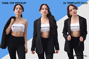 Tank-Top Mockup, an Apparel Mockup by Freeman Studio (Thumbnail 1 of 15)