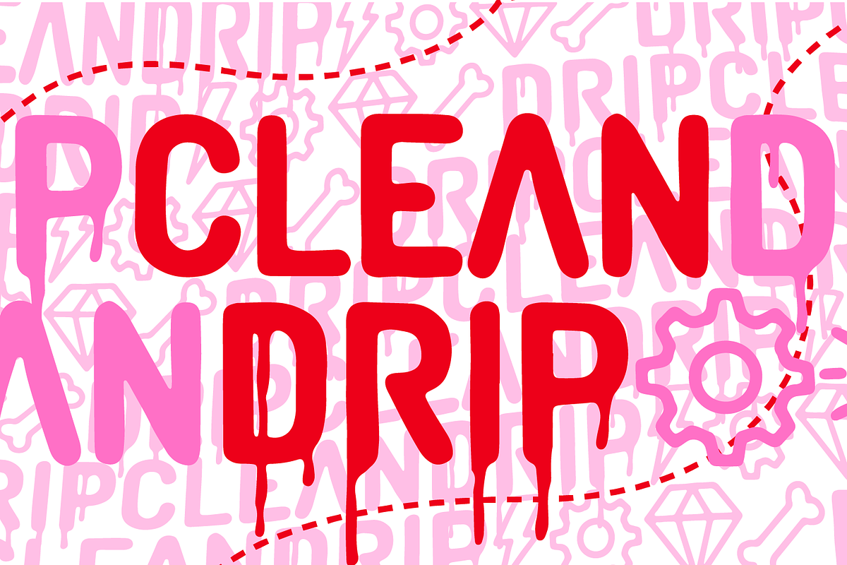 PIGASUS Clean & Drip Font, a Sans Serif Font by Alex-Banks Type (Photo 5 of 7)
