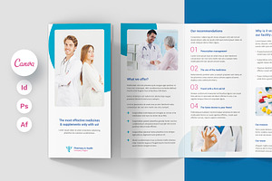 Pharmacy Brochure Tri-Fold Canva