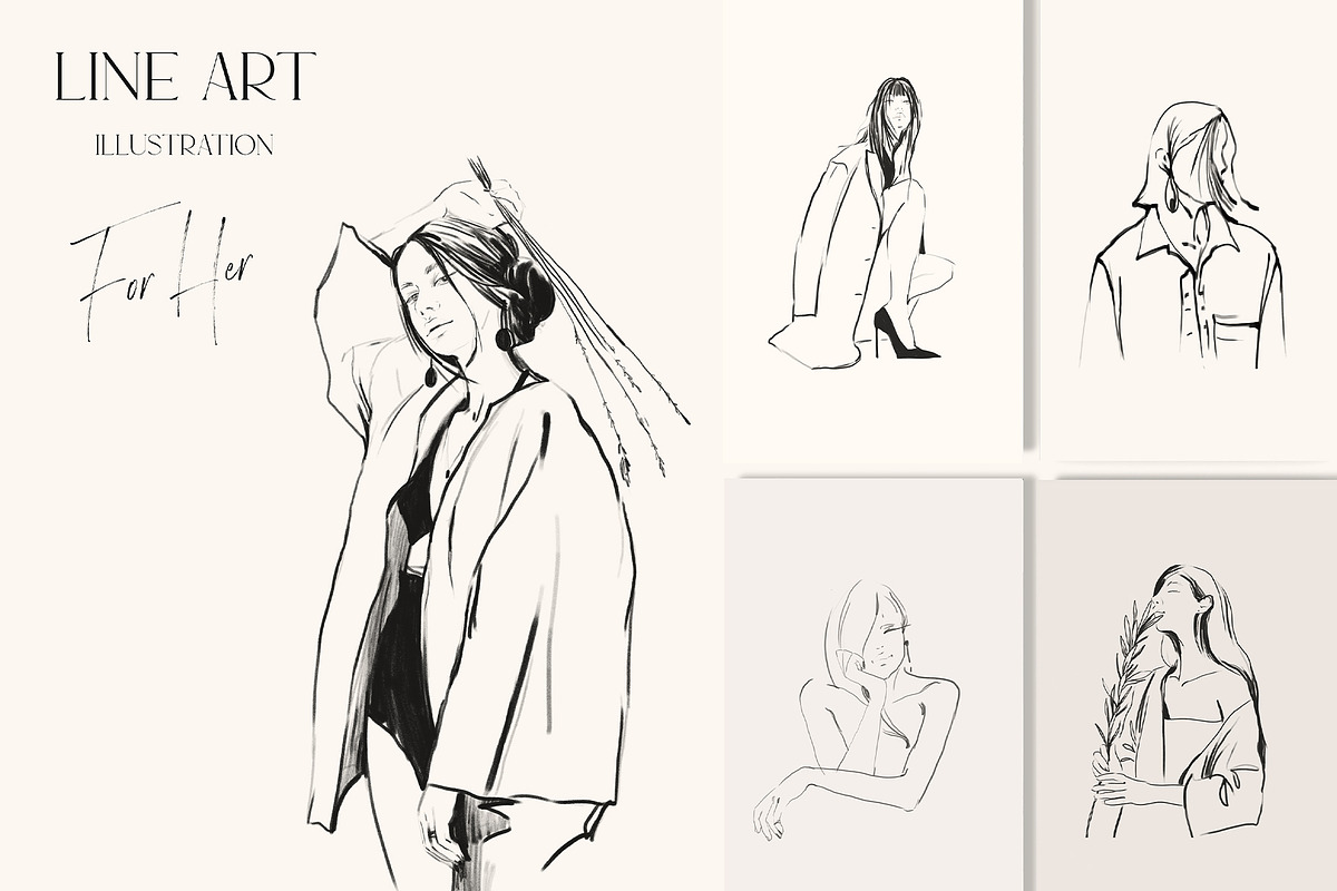 ABSTRACT BUNDLE - 5 in 1, an Illustration by Natalia Tugova (Photo 23 of 35)