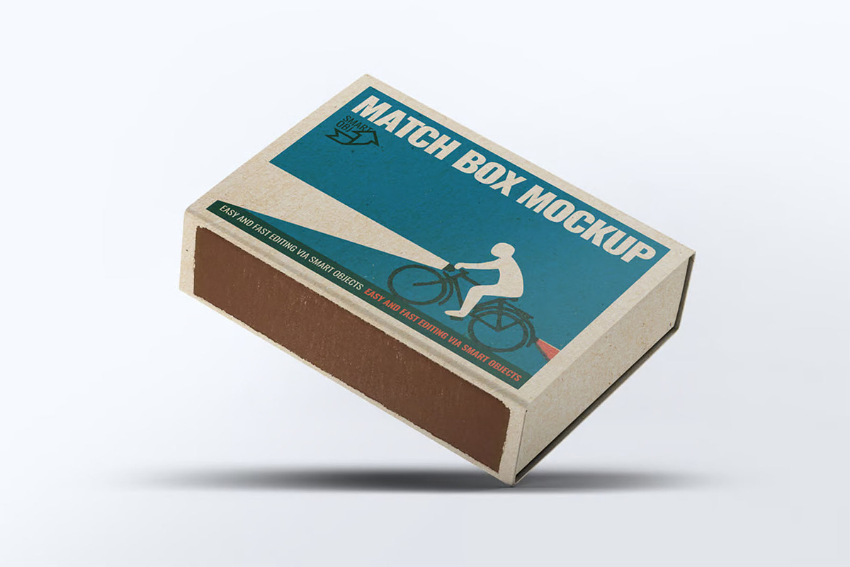 Match Box Mock-up, a Household Mockup by Se٧enStudio (Photo 7 of 10)