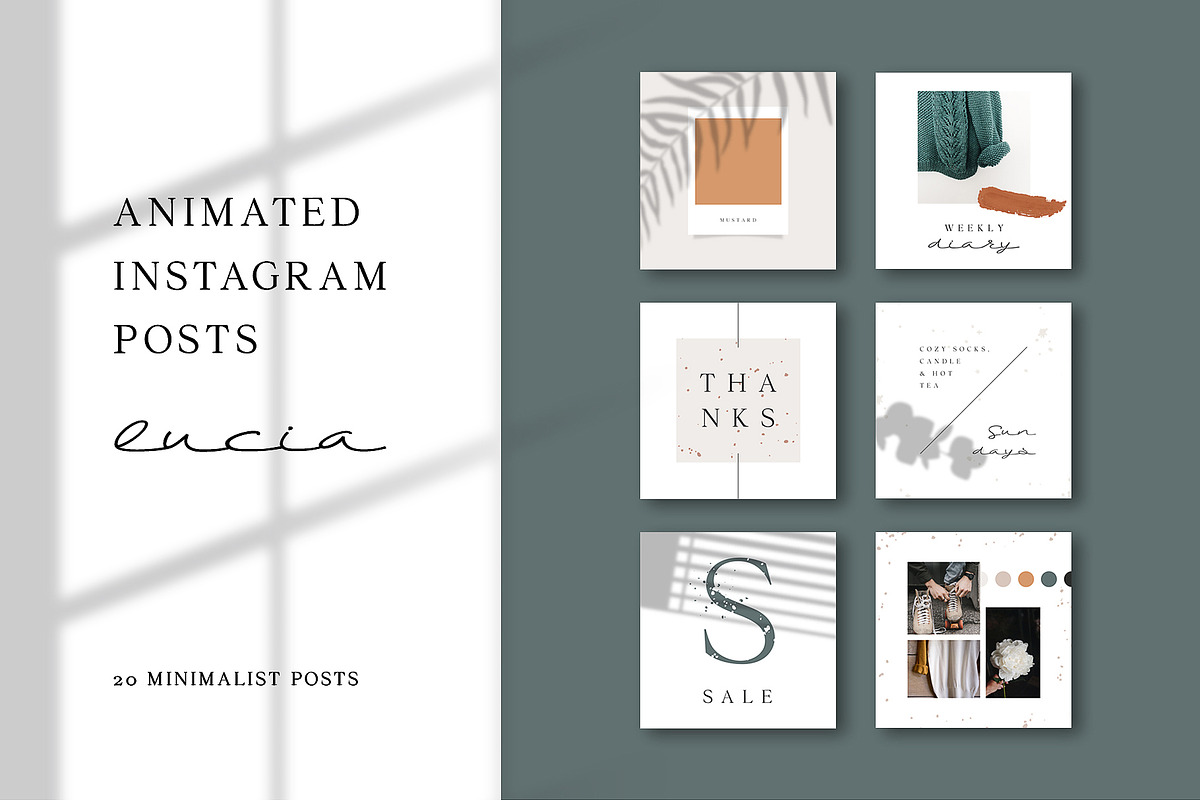 ENTIRE Posts – Instagram Templates, a Social Media Template by AgataCreate (Photo 4 of 21)