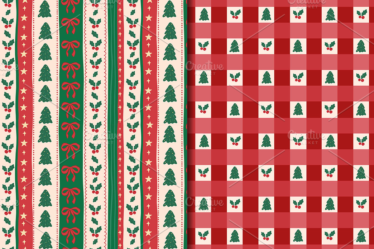Cozy Traditional Christmas Pattern, a Pattern Graphic by CreativeChristiana (Photo 10 of 12)