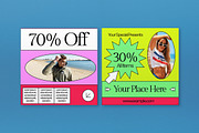 Colourful Summer Sale Banner, an UI Kit Template by graphicook (Thumbnail 3 of 6)
