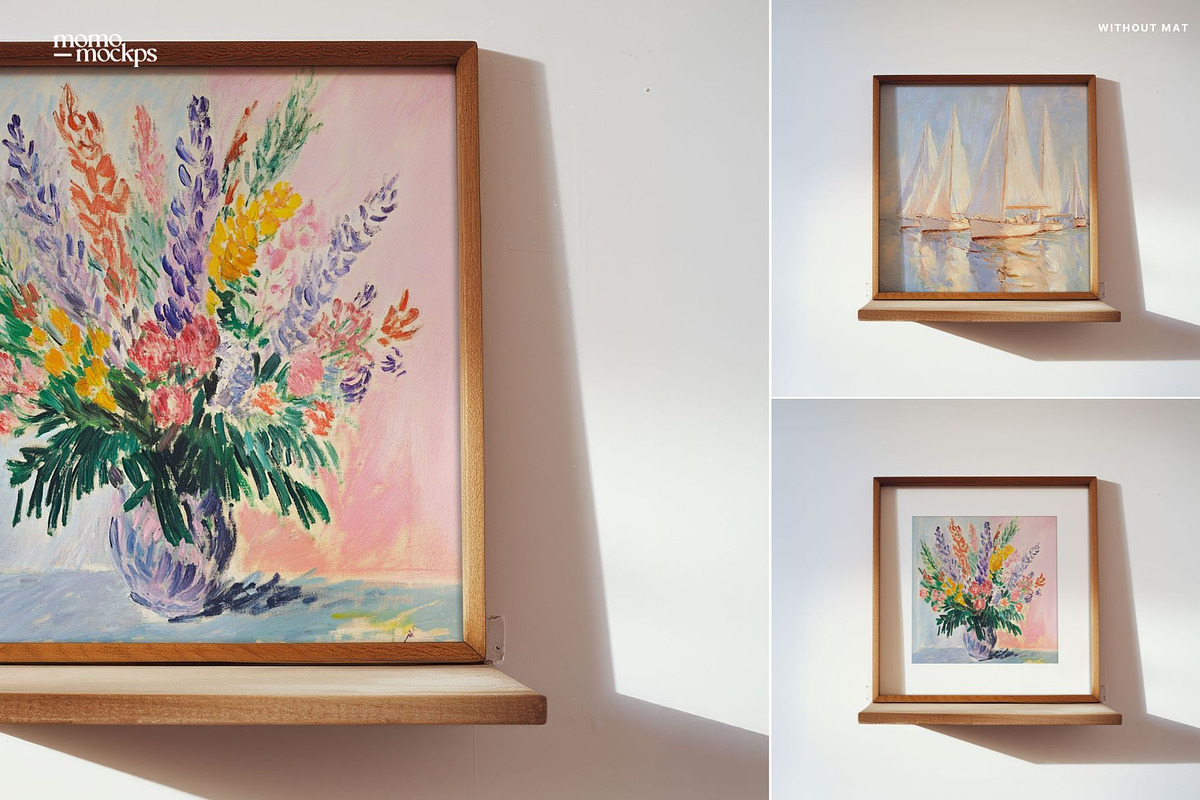 Square Frame Mockup Art PSD, a Household Mockup by momomockps (Photo 6 of 9)