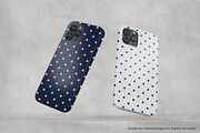 Navy and White Polka Dots, a Pattern Graphic by Julie Campbell (Thumbnail 8 of 10)