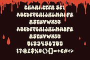 Dripper Poison Horror Graffiti Font, a Font by PutraCetol Studio (Thumbnail 5 of 5)