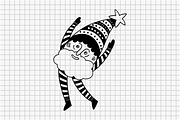 Christmas Gnomes Hand Drawn Set, an Illustration by Art's and patterns (Thumbnail 3 of 7)