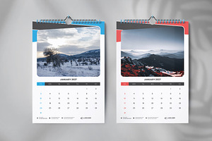 2027 Calendar template, a Stationery Template by Tanmoy Topu