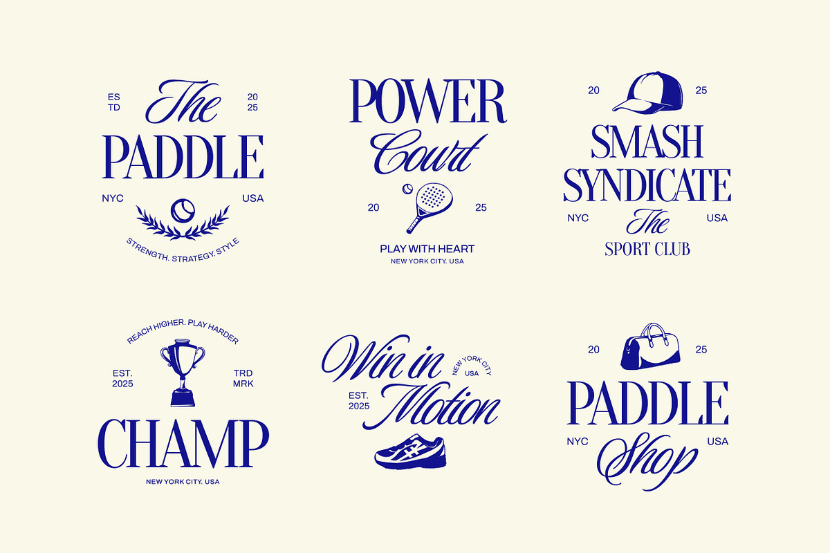 Padel Aesthetic Graphic, a Sport Illustration by Skilline Supply Co. (Photo 5 of 12)