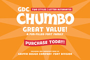 GDC CHUMBO | Retro Font, a Sans Serif Font by GriffinDesignCompany (Thumbnail 9 of 9)