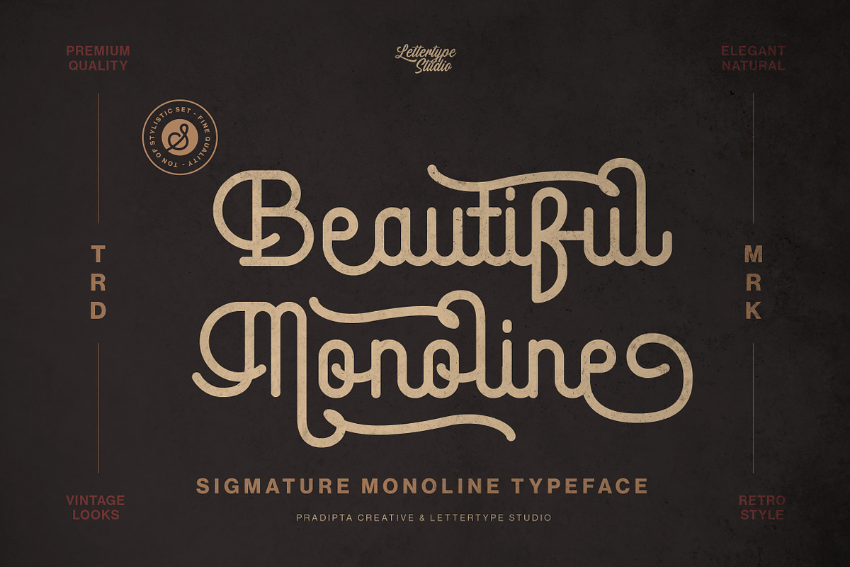 Sigmature Monoline Beautiful Script, a Script Font by Lettertype Studio (Photo 3 of 15)