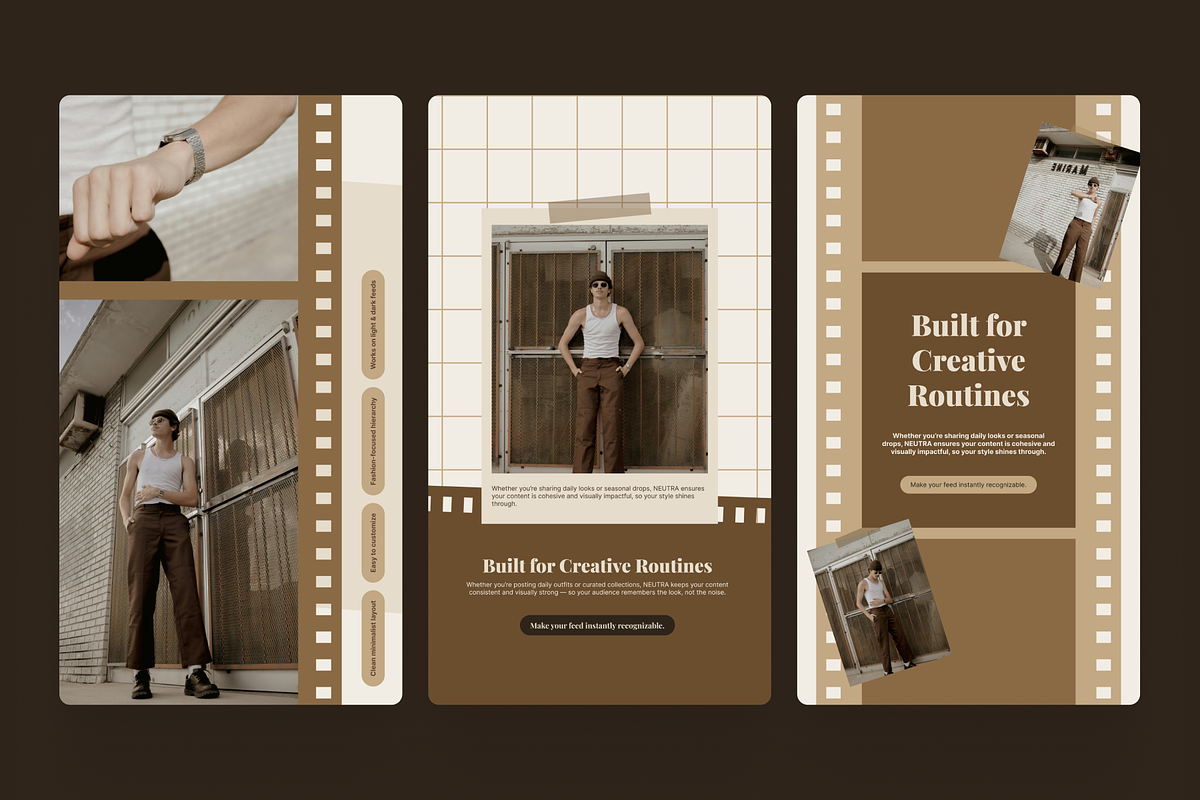 Neutra - Fashion Style Social Media, a Social Media Template by SLAB! Design (Photo 5 of 8)