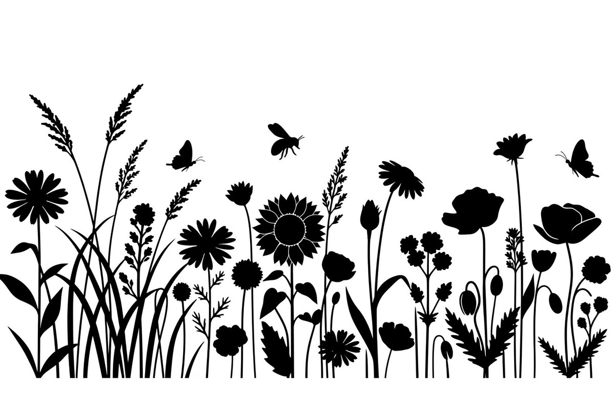 50 Garden Frame Silhouette Bundle, an Illustration by musafir_fashion (Photo 9 of 51)