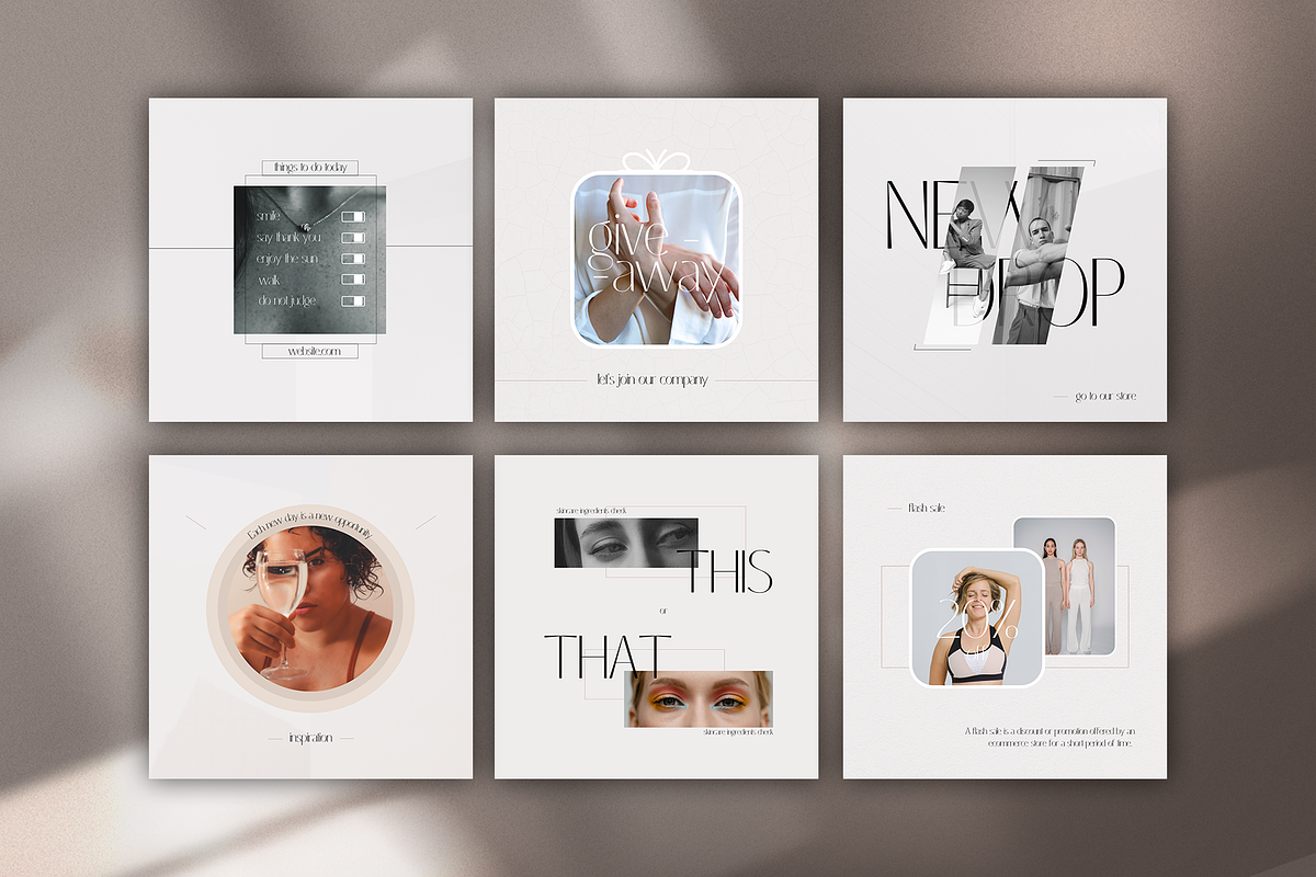 Allure Social Media Kit Canva, a Social Media Template by goodesign (Photo 9 of 14)