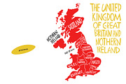 Great Britain. Hand Drawn Maps, an Illustration by Lubov Illustrations Shop (Thumbnail 7 of 10)