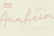 CS Brisa Dashed, a Script Font by Craft Supply Co. (Thumbnail 6 of 8)